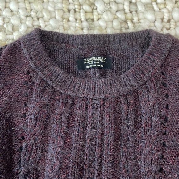 All Saints mohair wool sweater - Picture 2 of 4